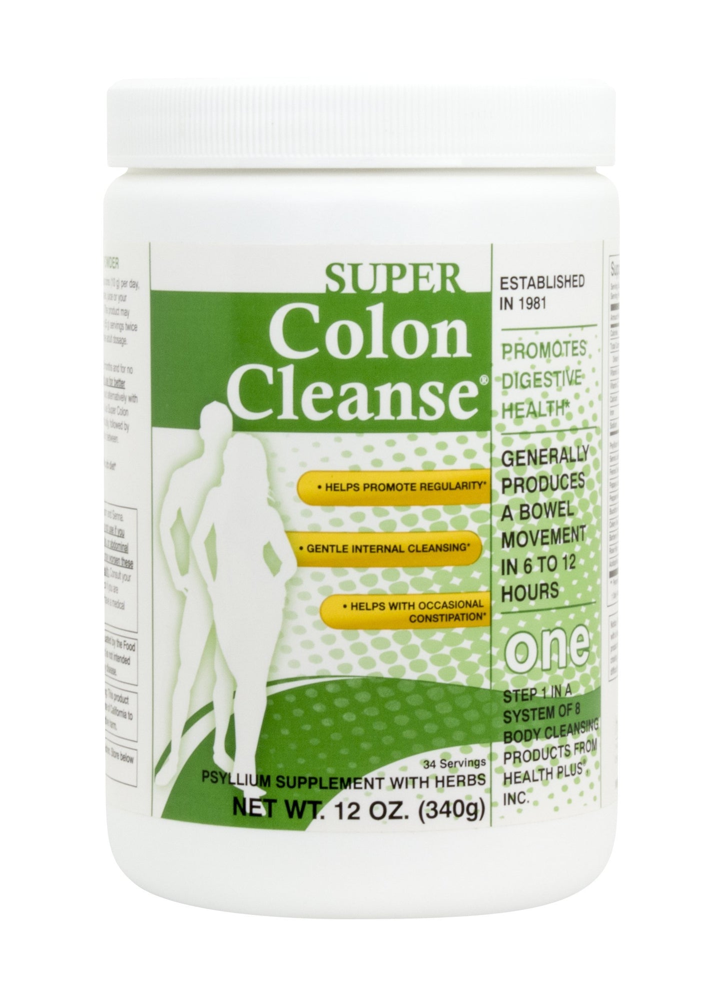 Health Plus Colon Cleanse Powder Super 12