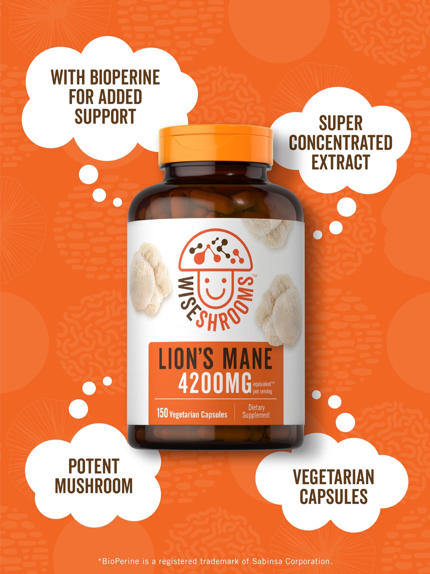 Carlyle Lions Mane Mushroom Capsules 150