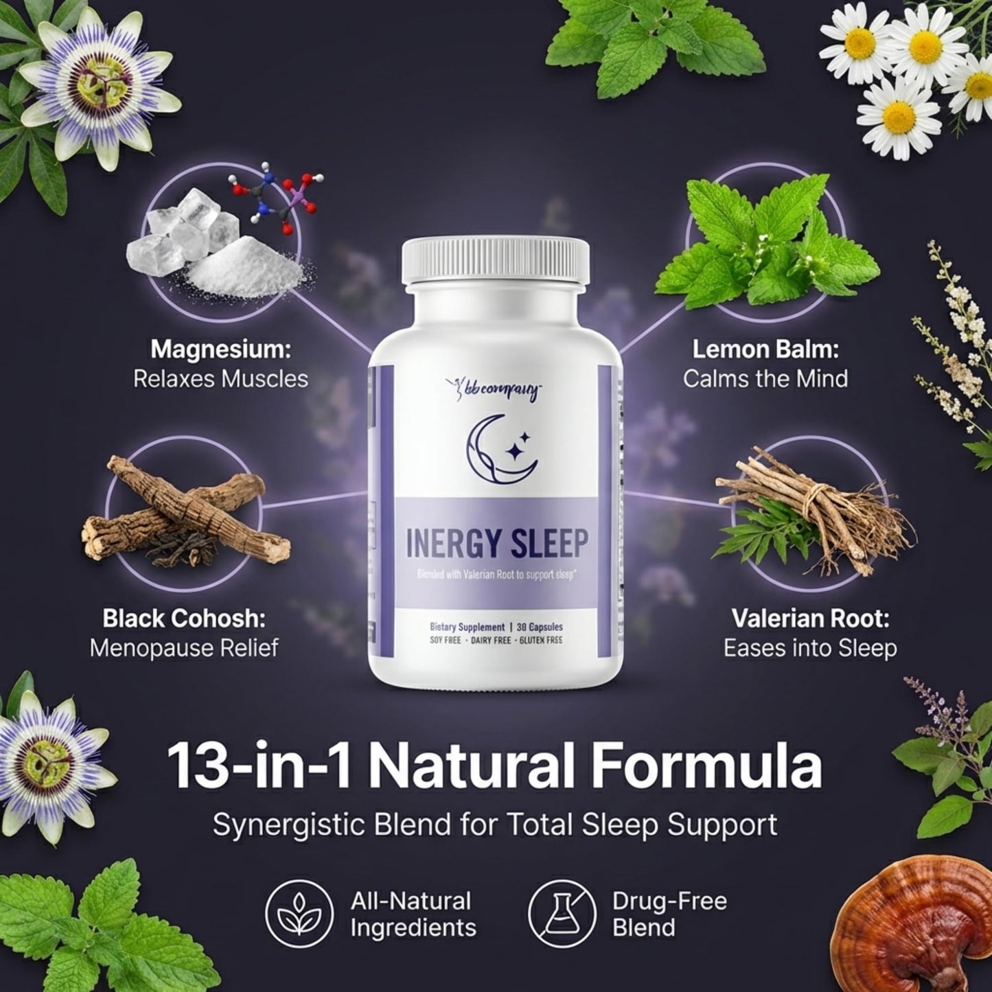 BB Company inergySLEEP Capsule 30 Count