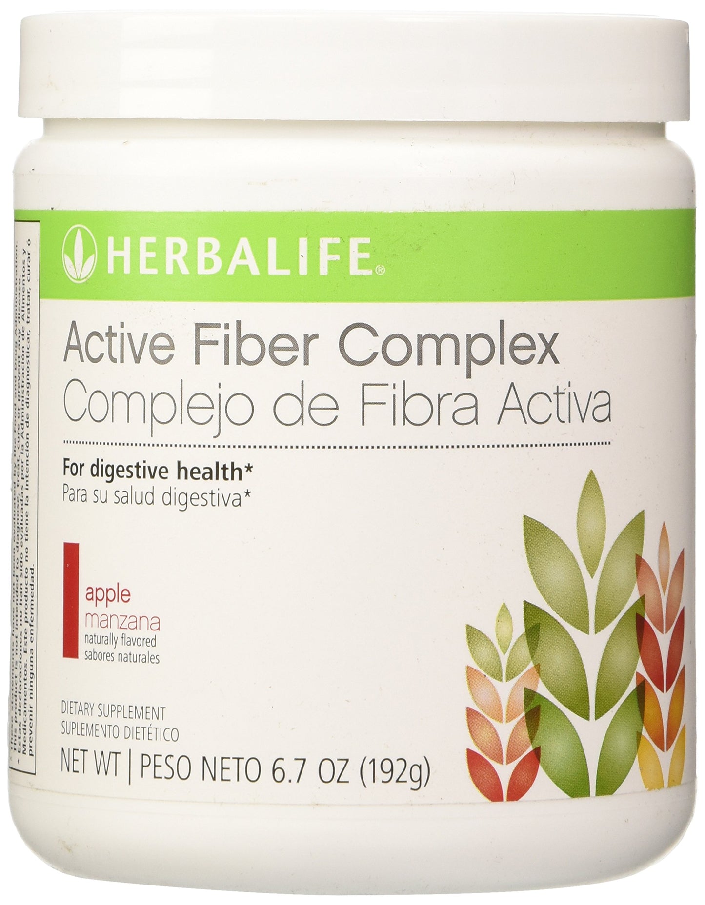 Herbalife Active Fiber Complex Powder Apple Flavor 6.72 Ounce