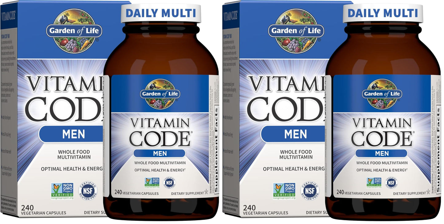 Garden of Life Vitamin Code Men's Multivitamin Capsule 480