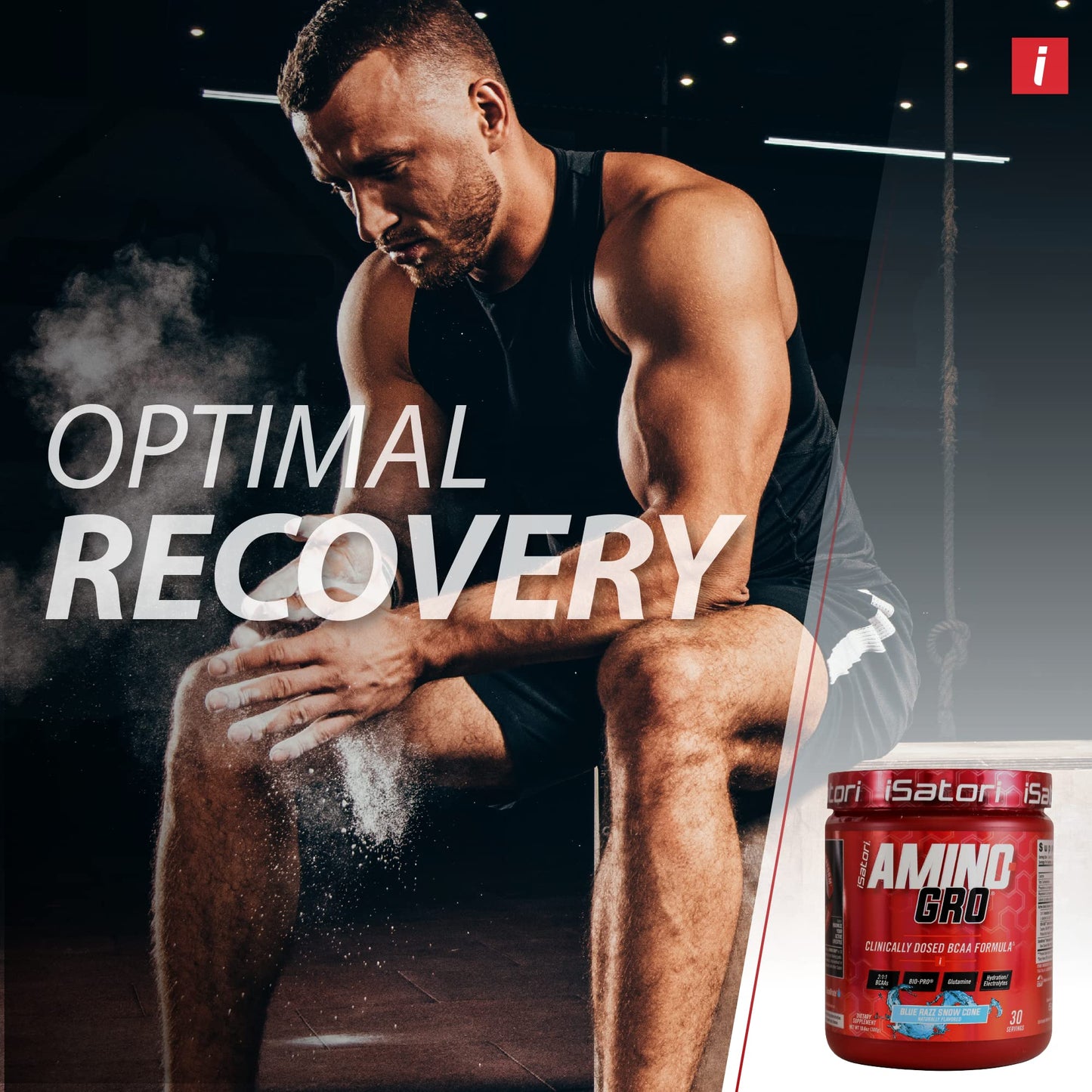 iSatori Amino-GRO BCAA Powder, 5.5 Ounce