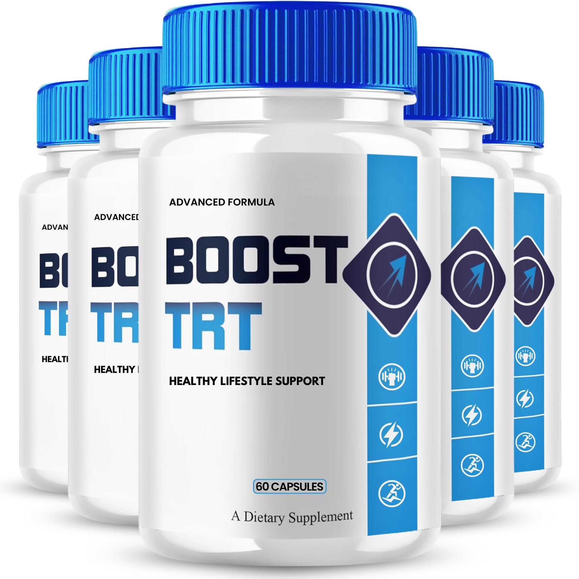 VegHerbs Boost TRT Advanced Pills Capsule, 60 Capsules (Pack of 5)