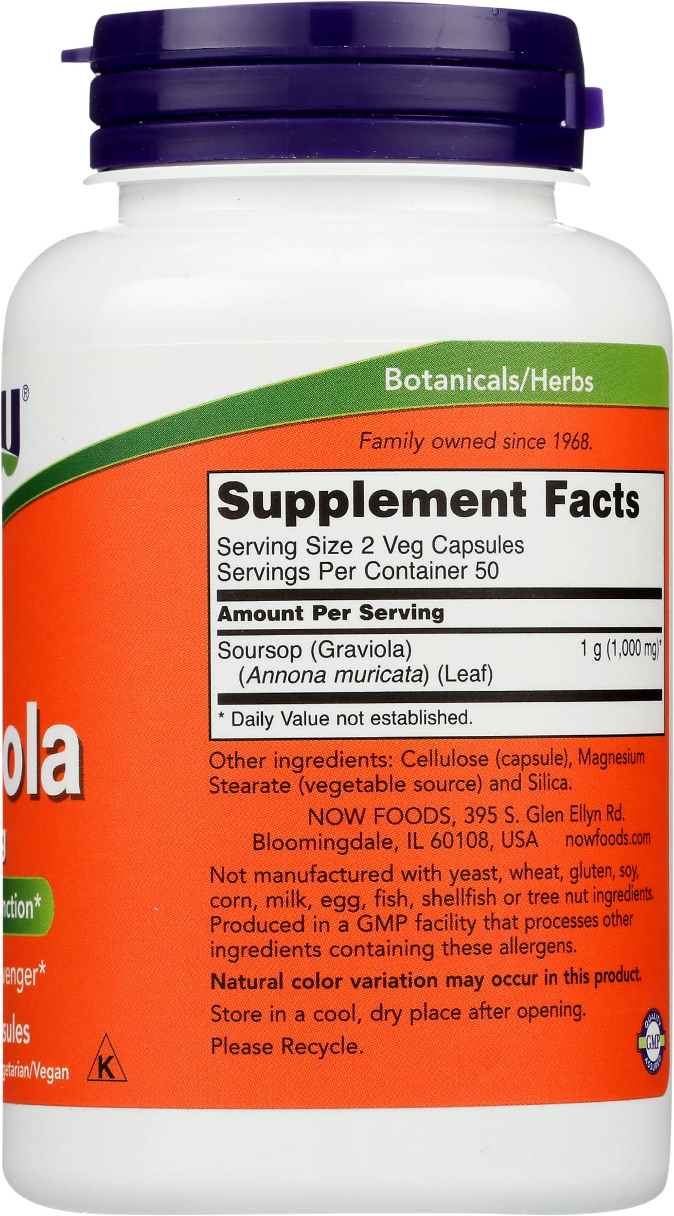 NOW Foods Graviola Capsules 100