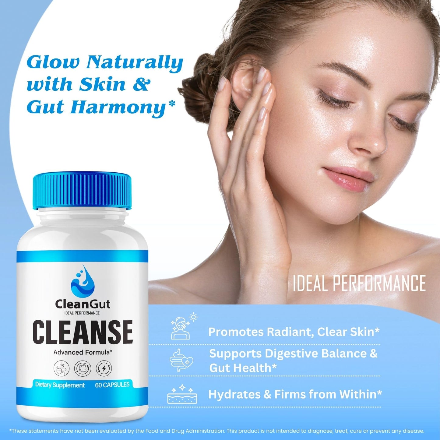 IDEAL PERFORMANCE Clean Gut Capsules, 120 Capsules