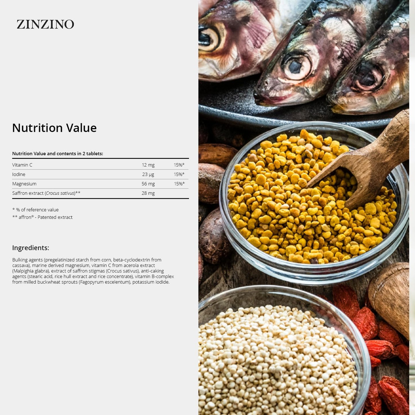 ZINZINO Viva+ Daily Supplement 60 Capsules