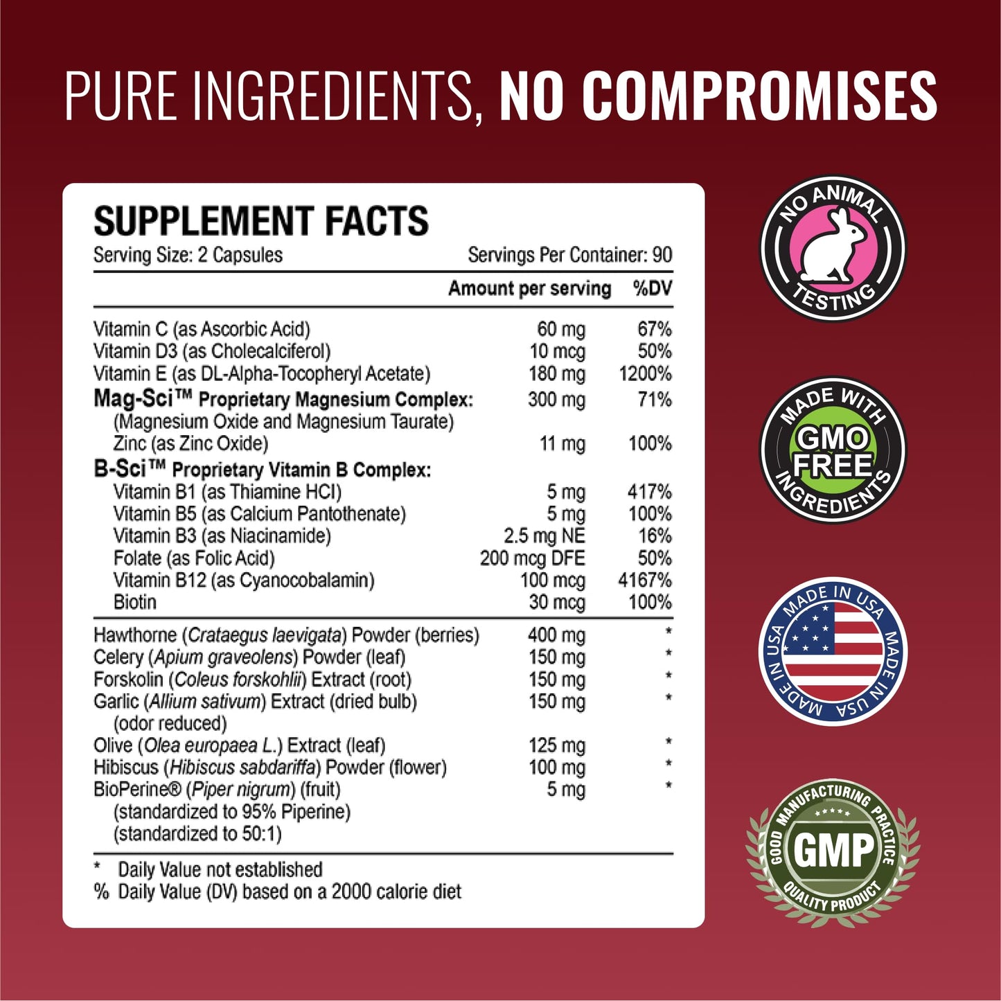 Approved Science Bloodsyl Blood Pressure Support Supplement 180 Capsules