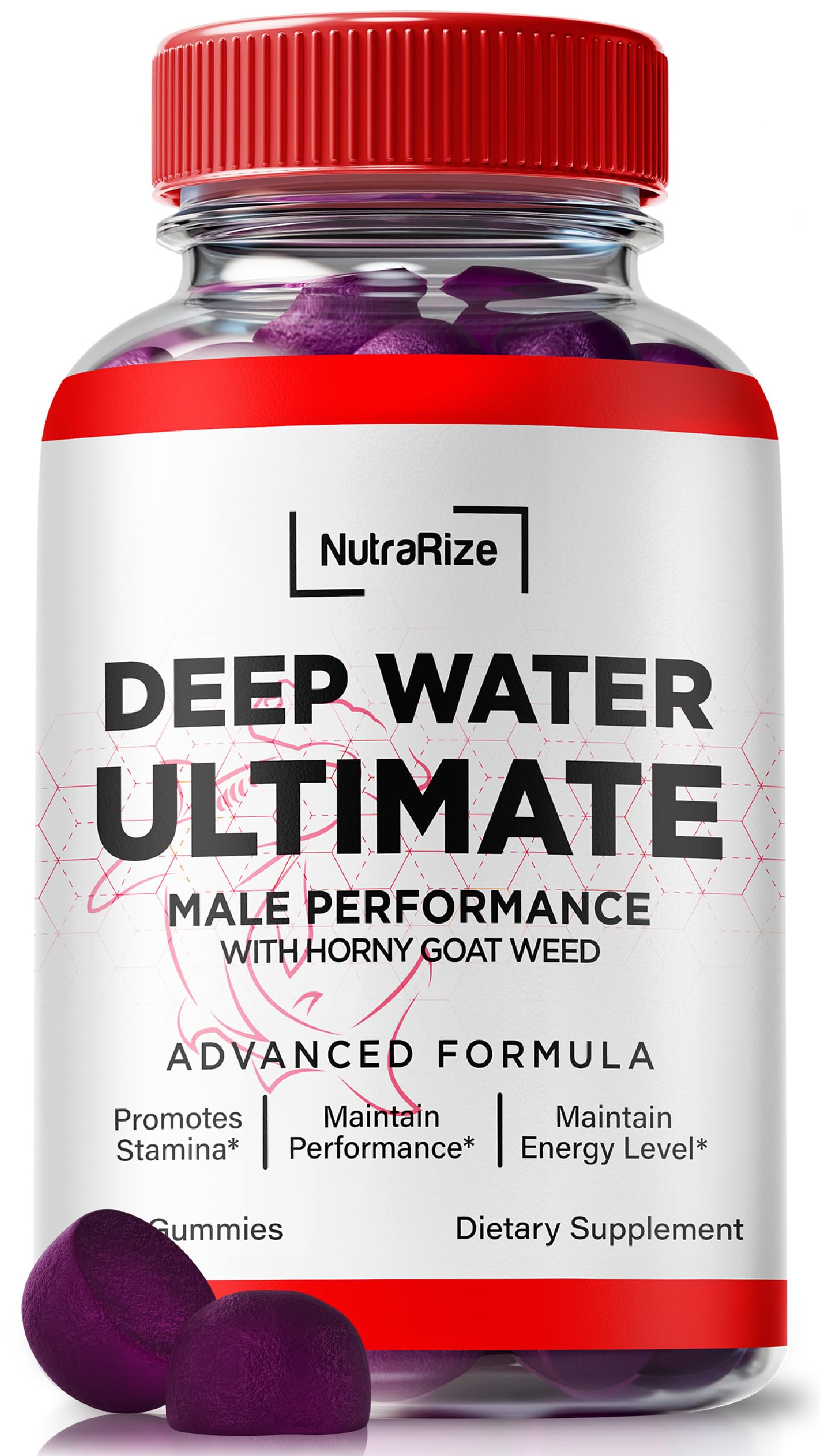 NutraRize Deep Water Ultimate Male Gummies 60 Count