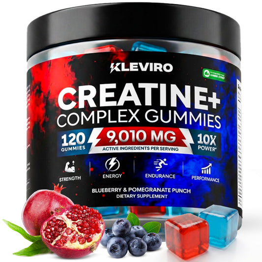 KLEVIRO Creatine Monohydrate Gummies, 120 Count