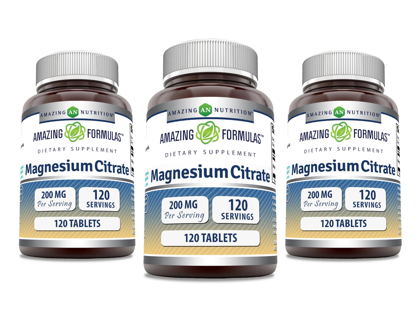 Amazing Nutrition Magnesium Citrate 200 mg Tablets, 1 Tablet