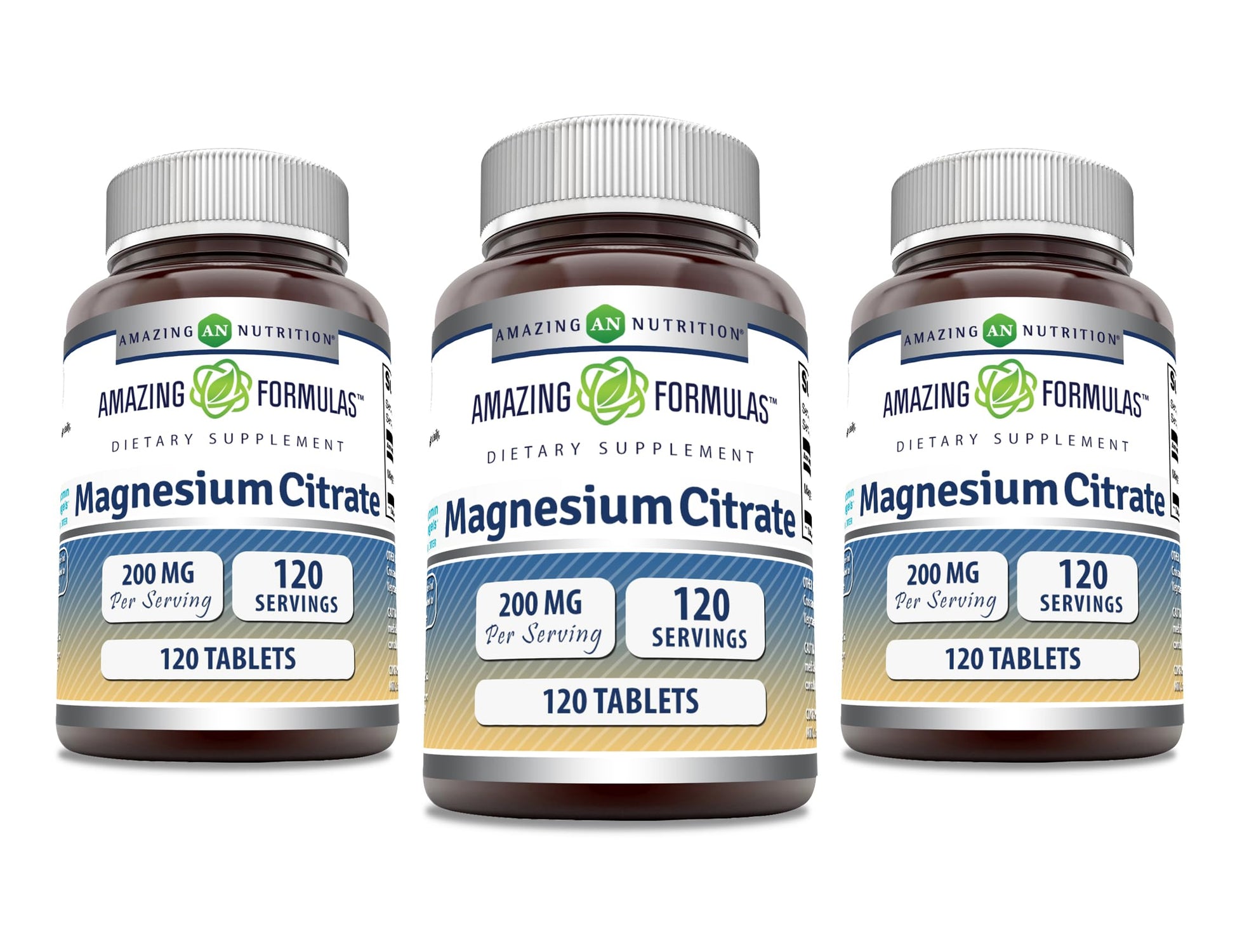 Amazing Nutrition Magnesium Citrate 200 mg Tablets, 1 Tablet