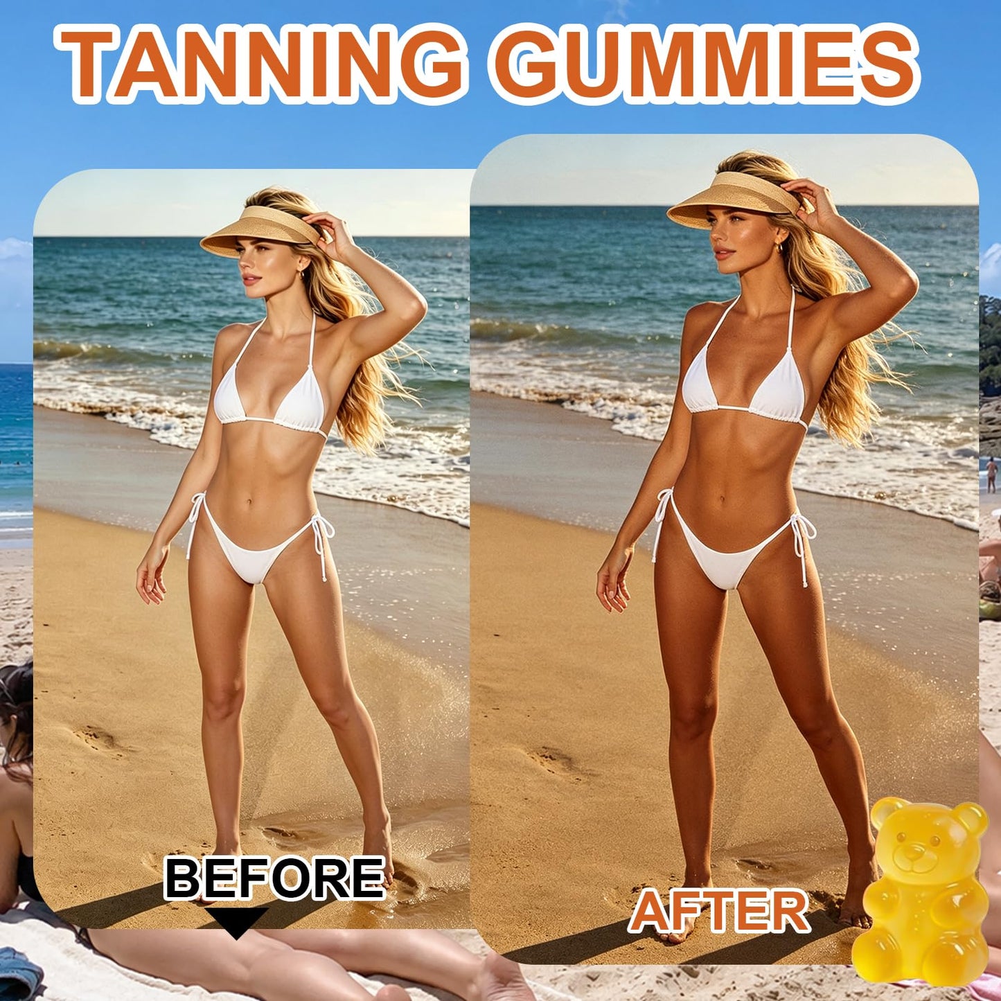 OUXDOXZ Tanning Gummies 60 Gummies