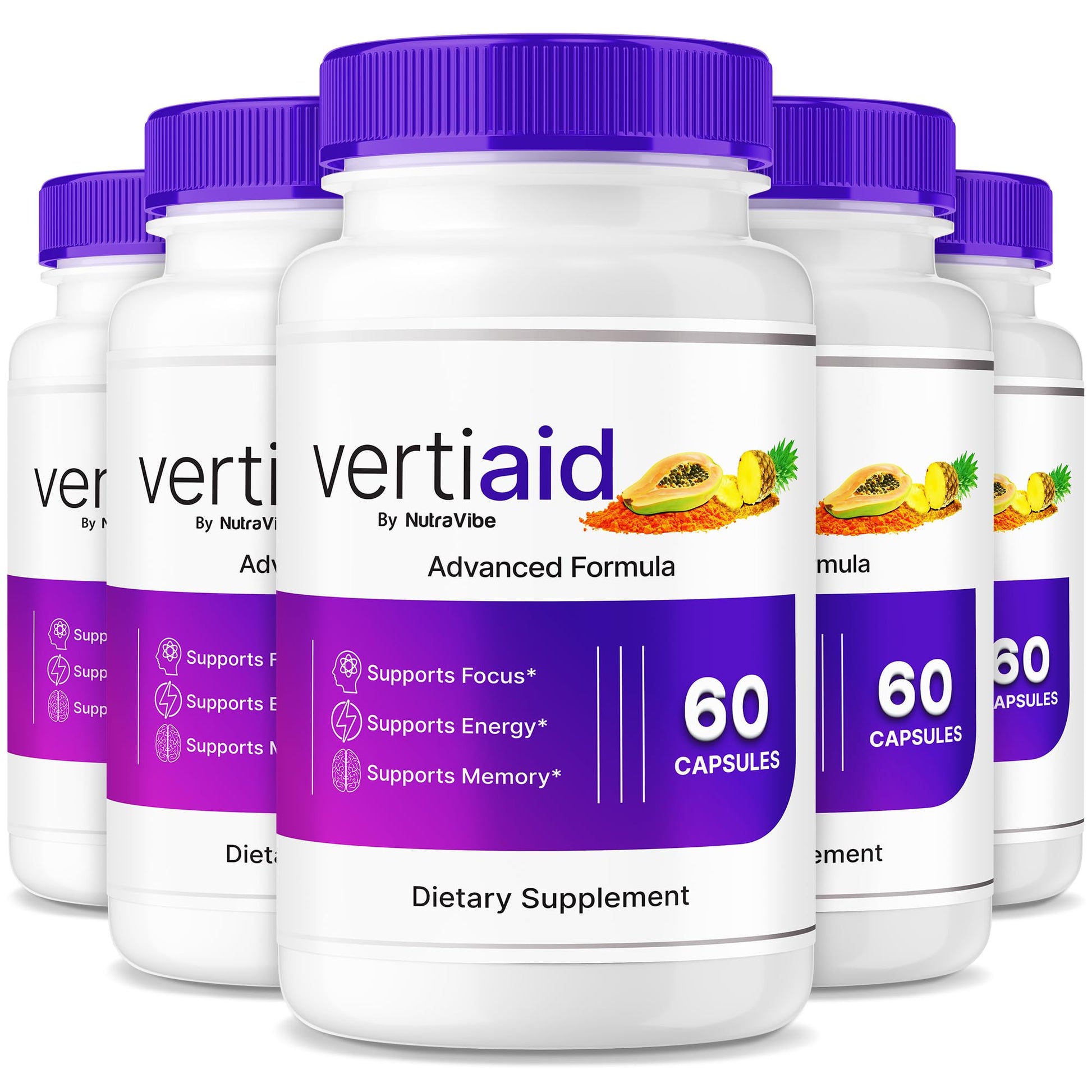 NutraVibe VertiAid Premium Verti Aid Formula Capsule 300 Capsules