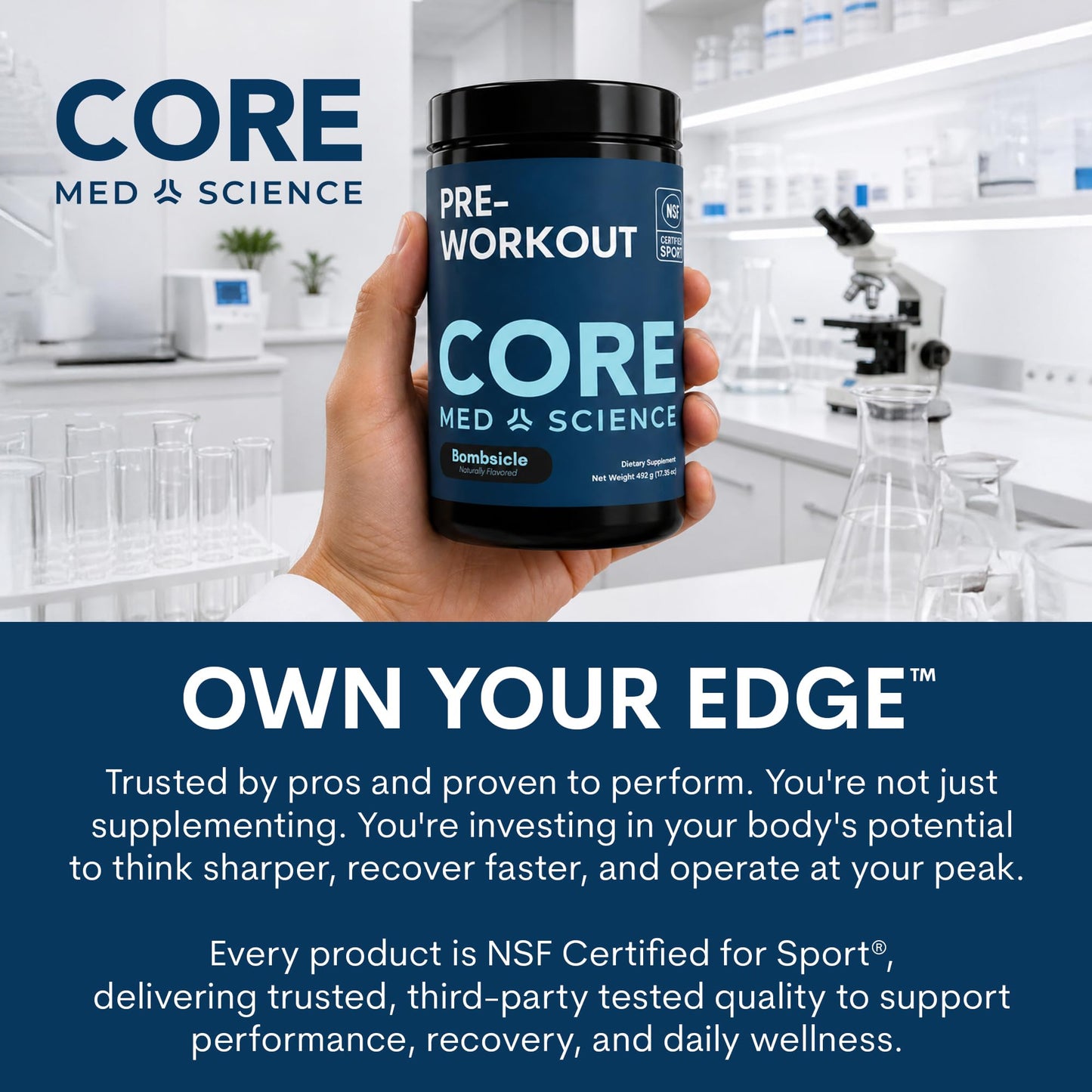 Core Med Science Omega-3 Fish Oil Supplement Softgel 60