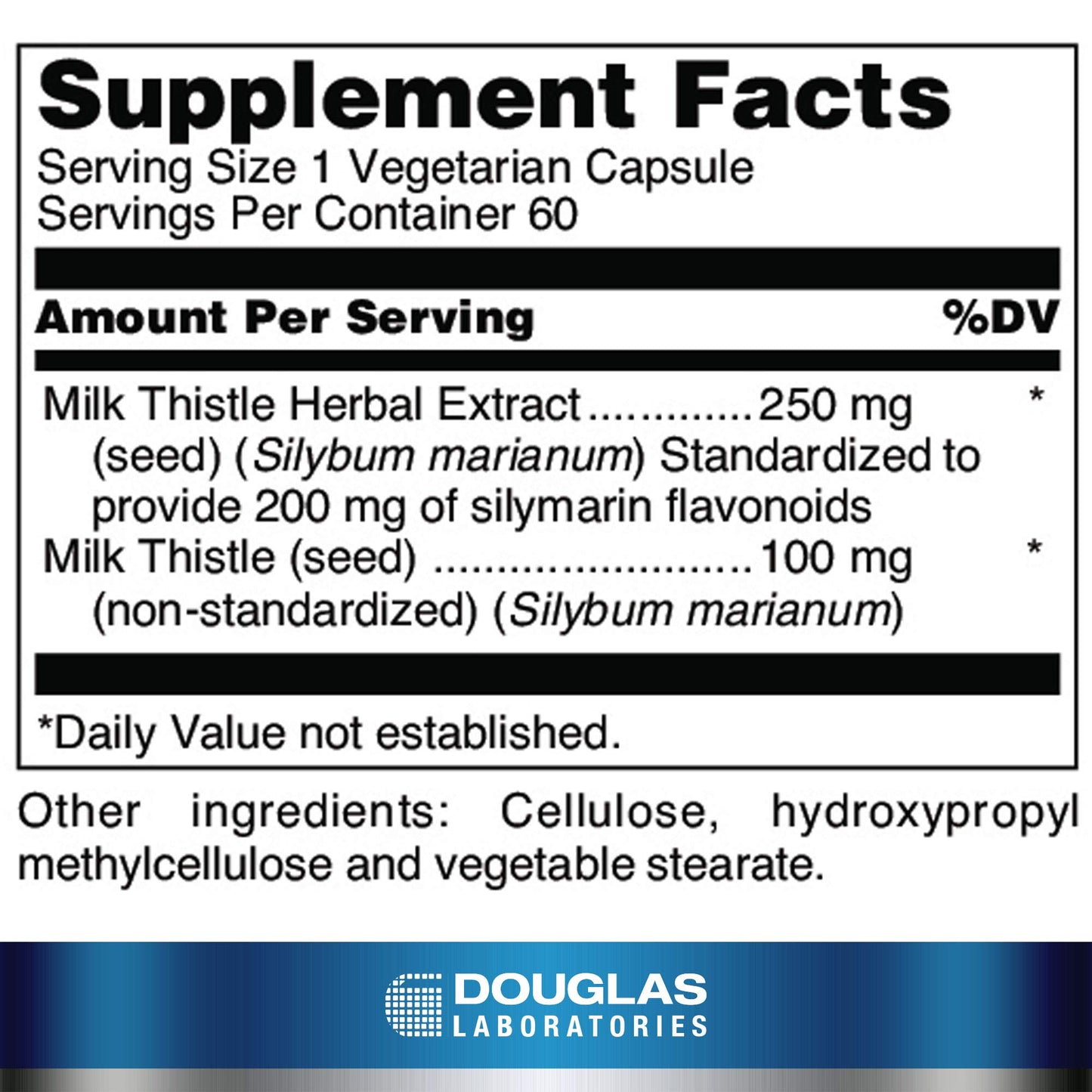 Douglas Laboratories Milk Thistle Max-V Capsules, 60 Count