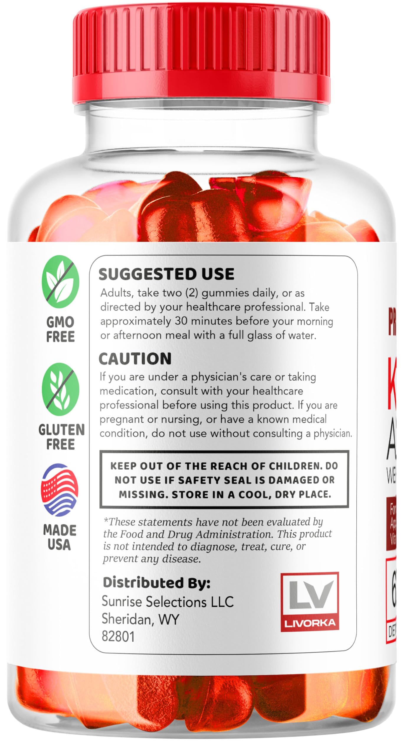 LIVORKA Pro Edge Maxx 180 Gummies