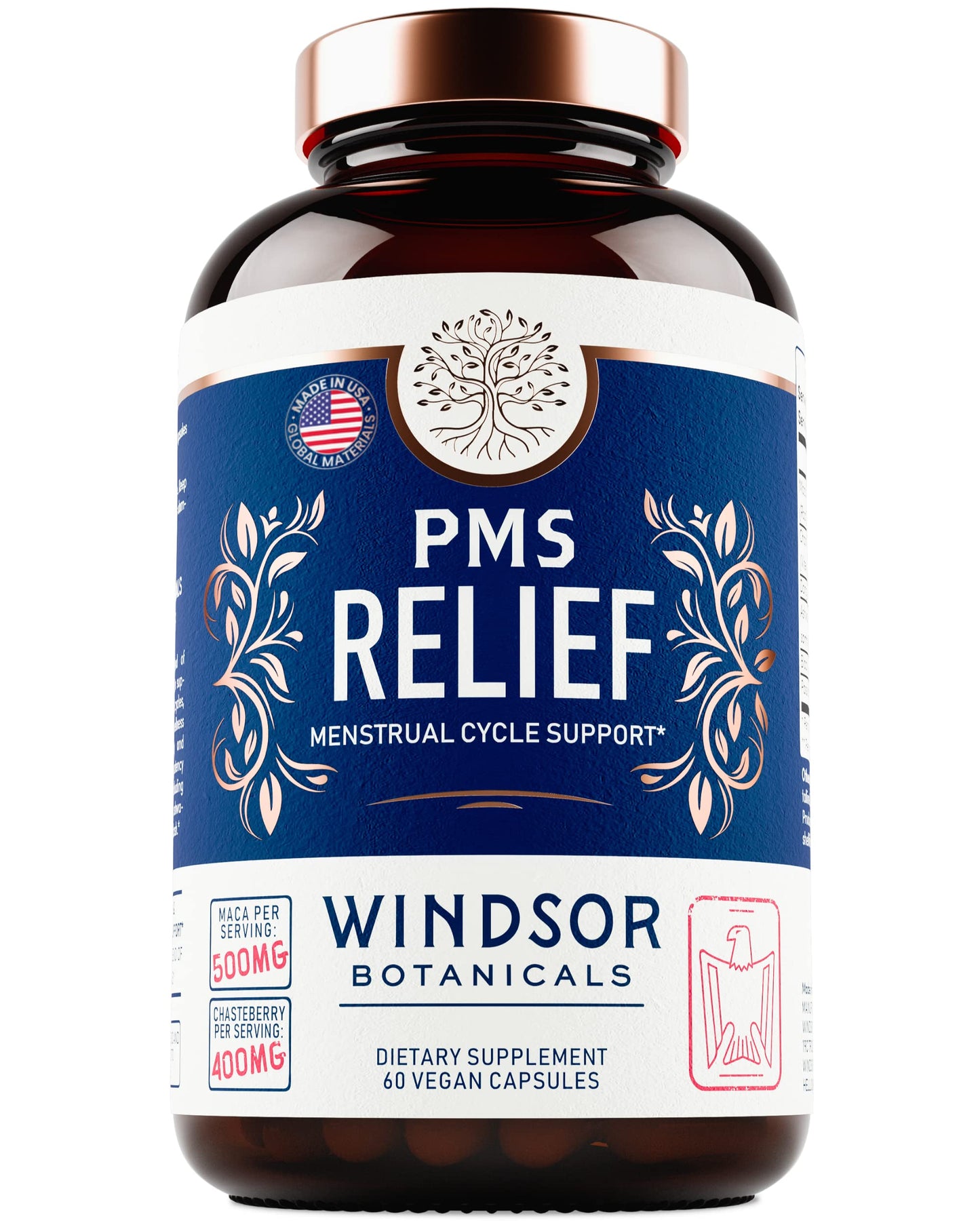 WINDSOR BOTANICALS PMS Support Supplement 60 Capsules