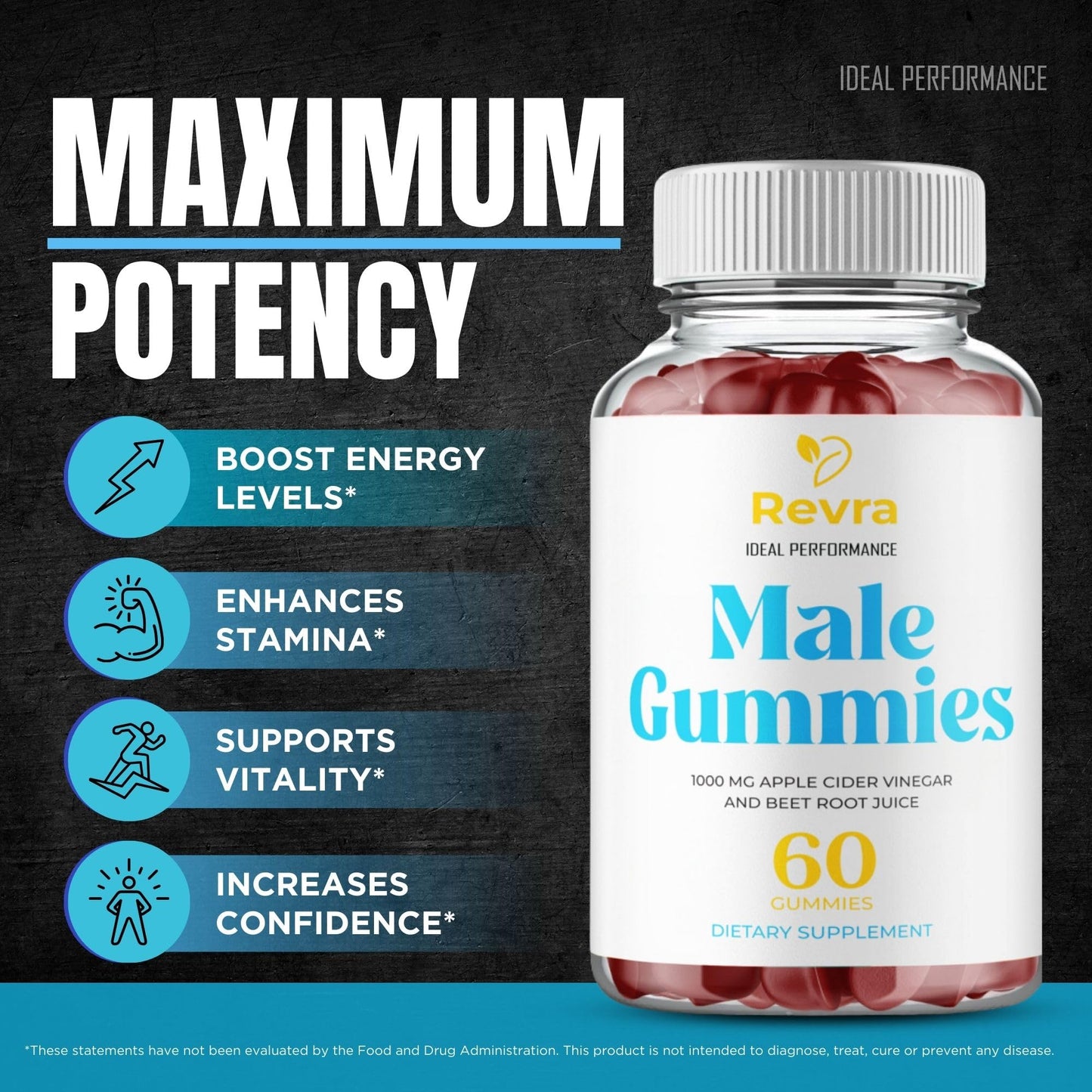 Ideal Performance Revra Gummies 60 Count