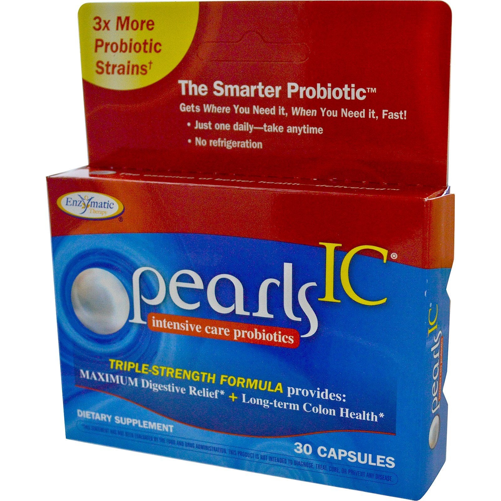 Enzymatic Therapy Pearls Complete Probiotic Capsules 120