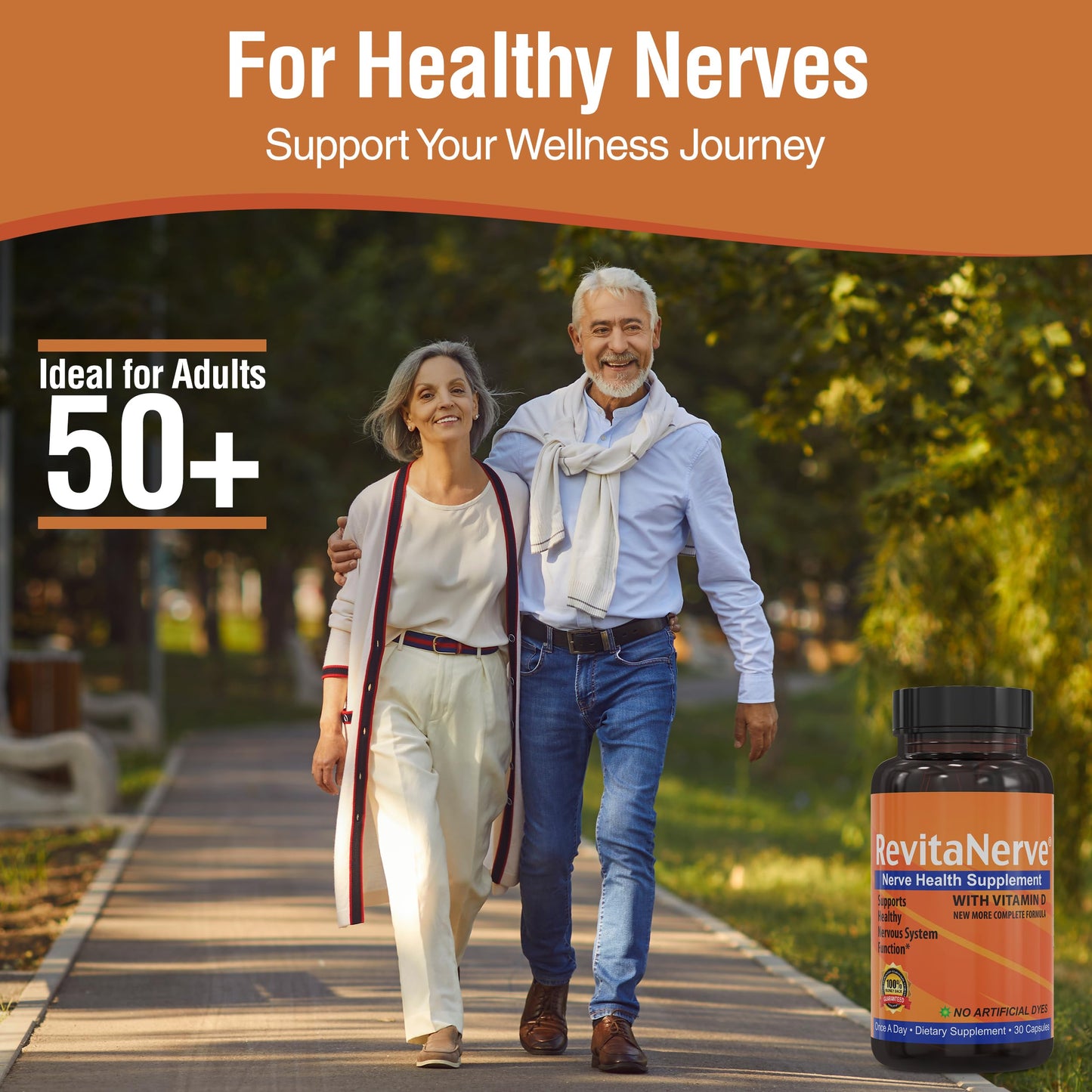 RevitaNerve Nerve Support Capsules, 120 Capsules