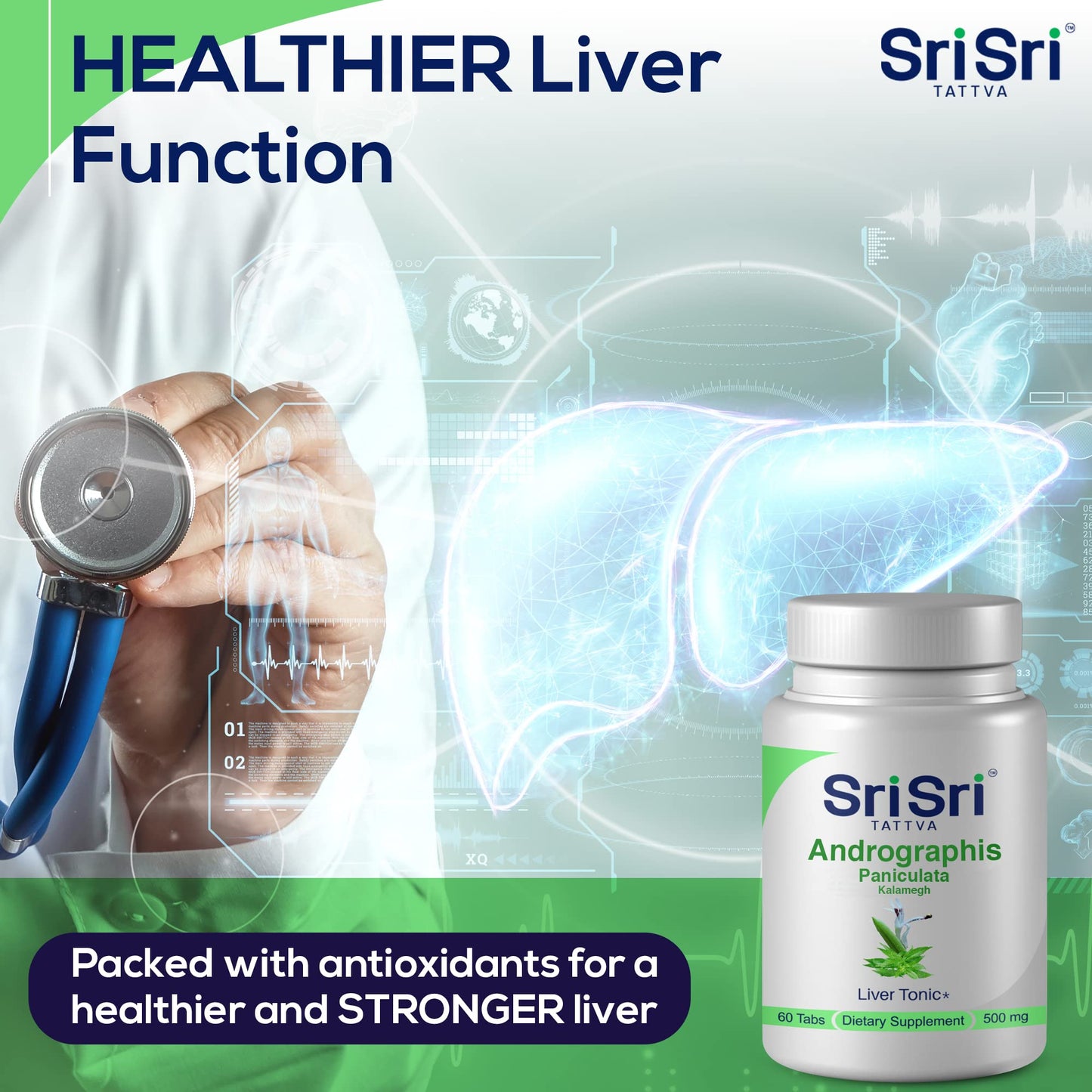 Sri Sri Products Andrographis Paniculata 60 Tablets