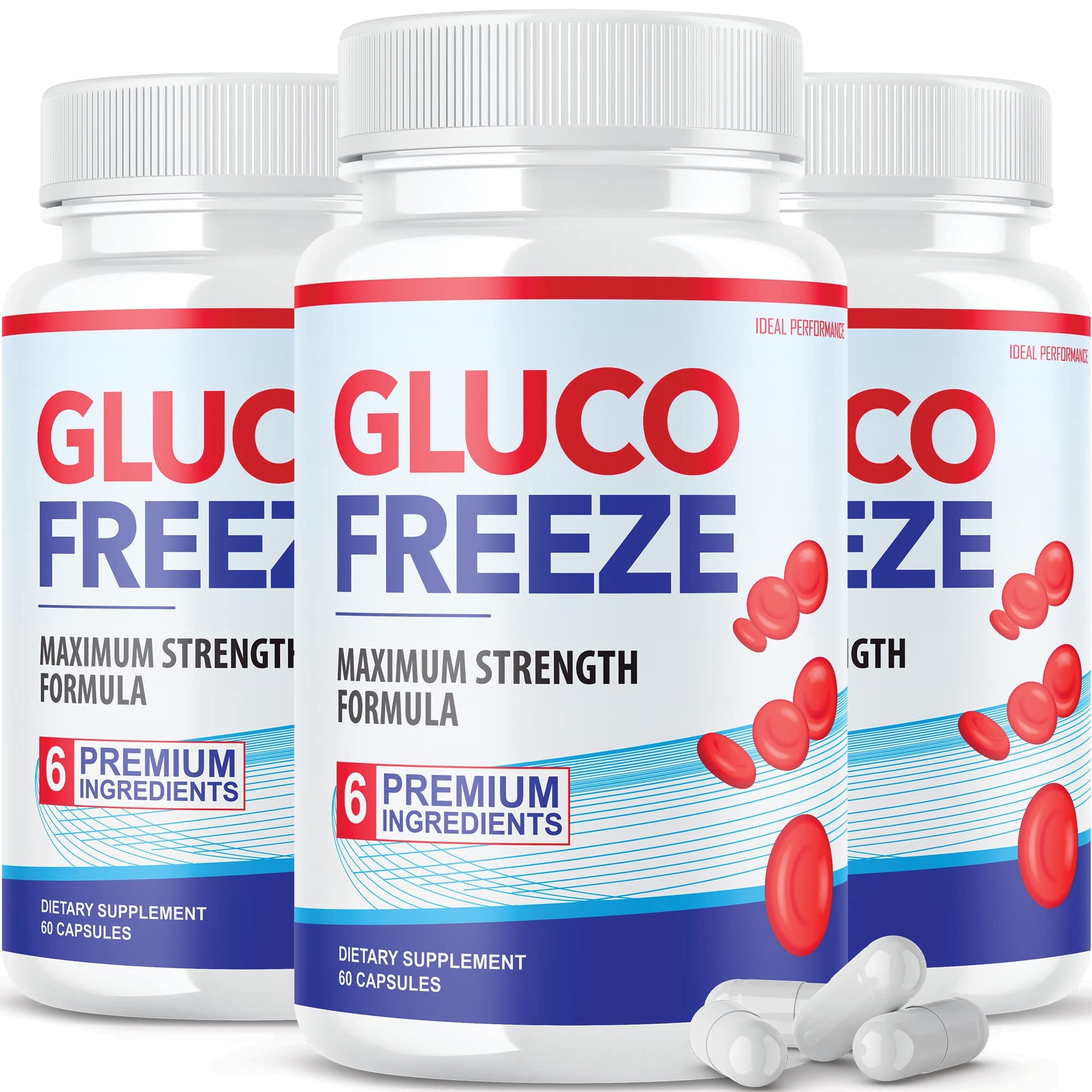 IDEAL PERFORMANCE Glucofreeze Pills Capsules 180