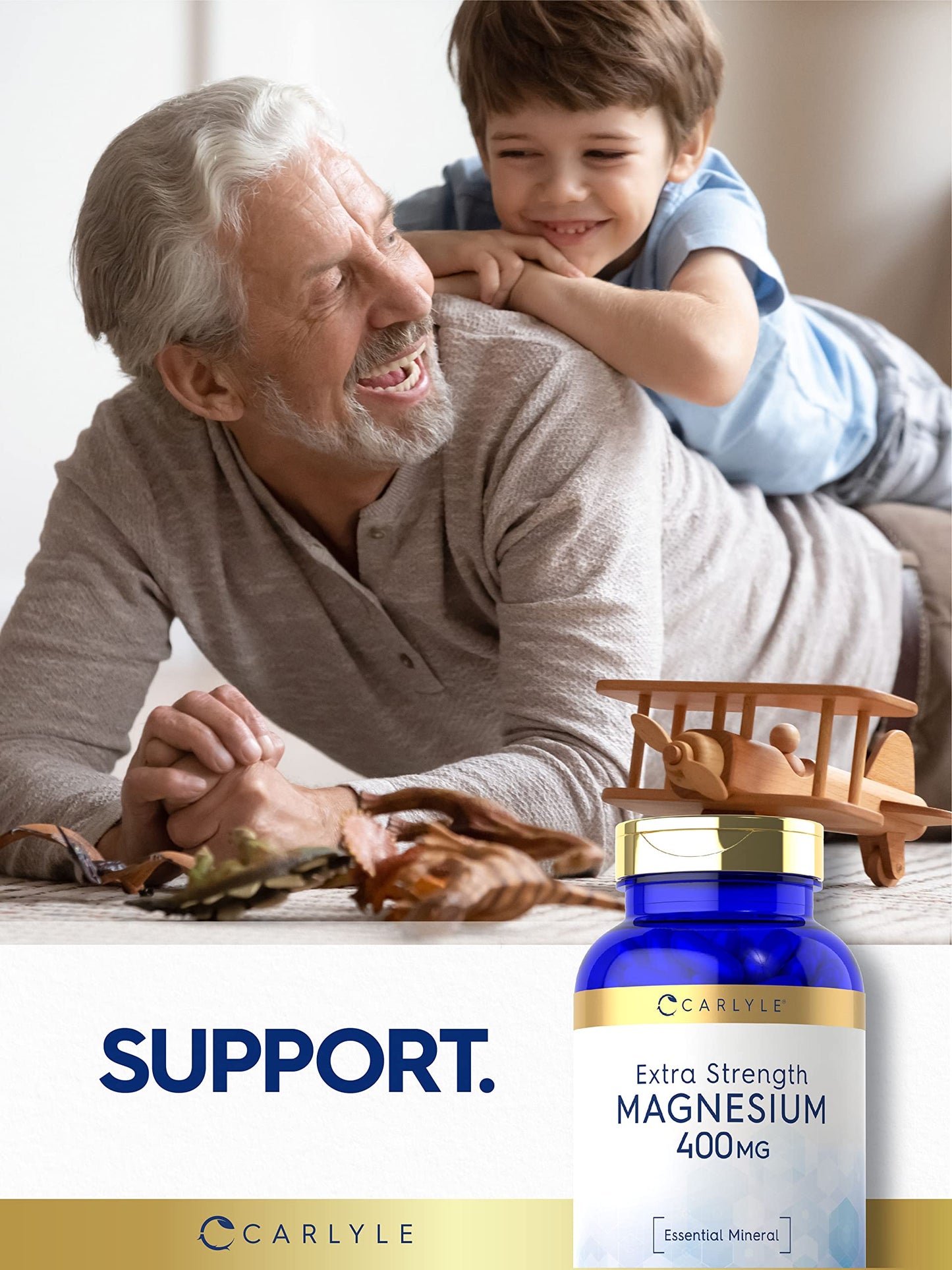 Carlyle Magnesium Oxide 400mg Softgels 180 Count