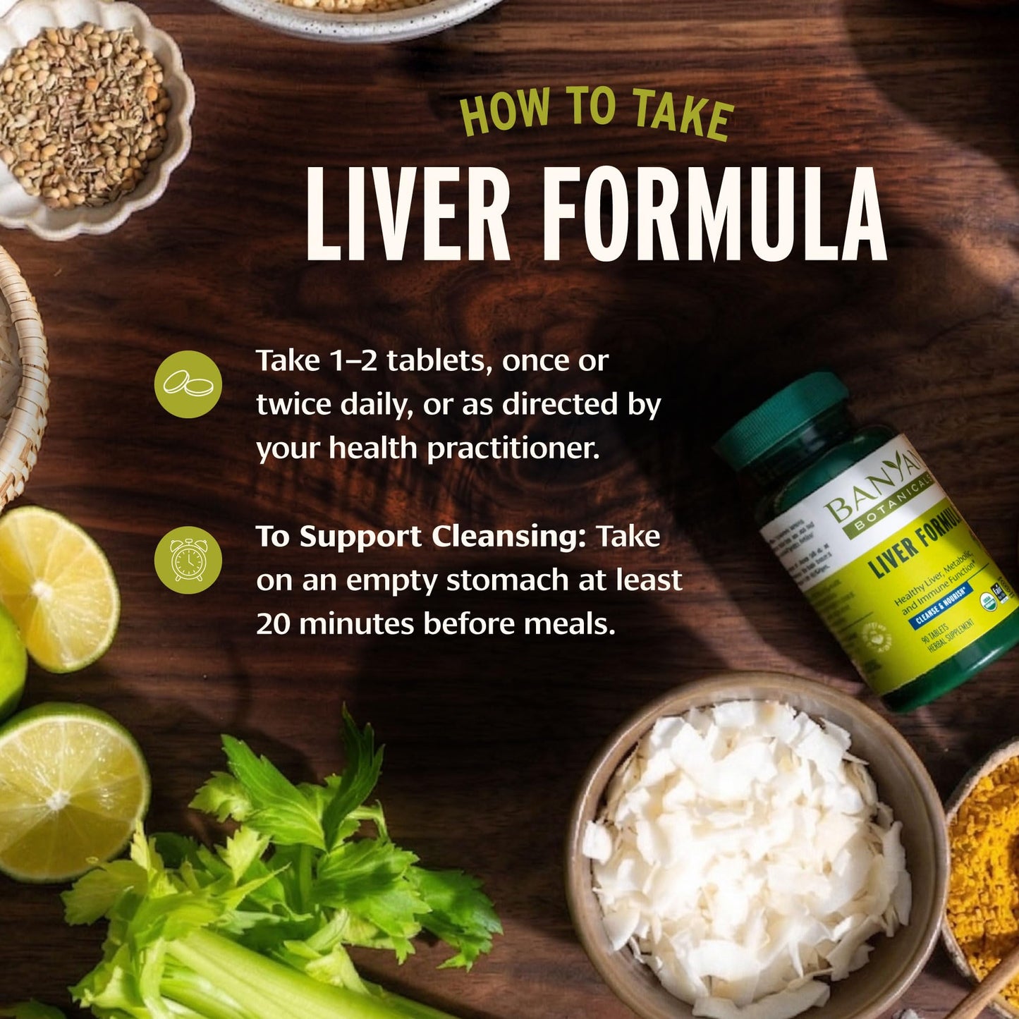 Banyan Botanicals Organic Liver Formula 90 Tablets