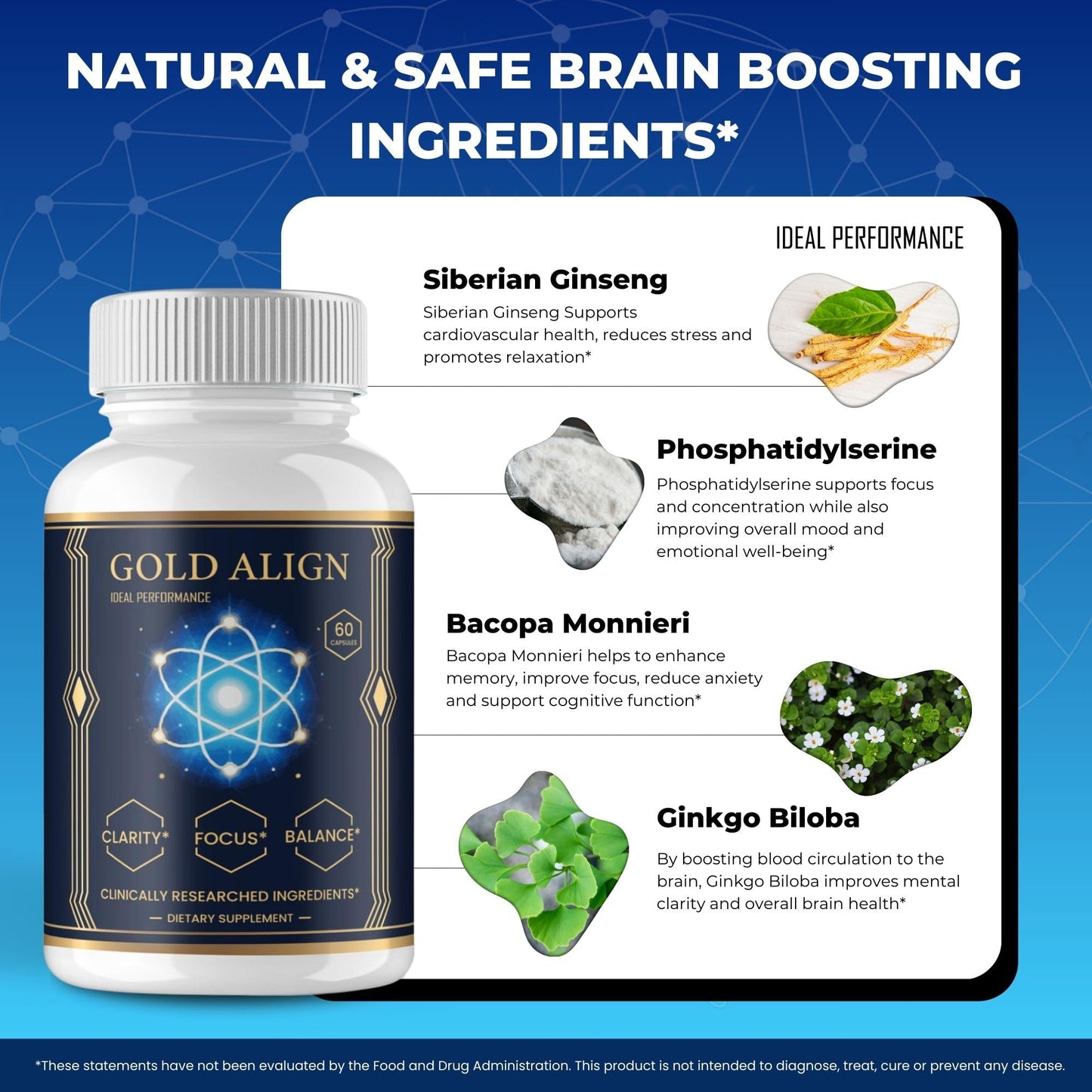 IDEAL PERFORMANCE Gold Align Plus Capsules, 60 Capsules