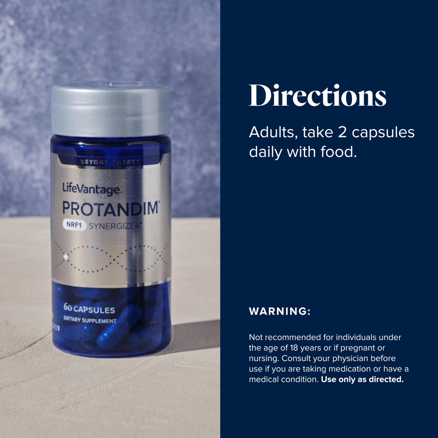 LifeVantage Protandim NRF1 Synergizer Capsule, 60 Capsules