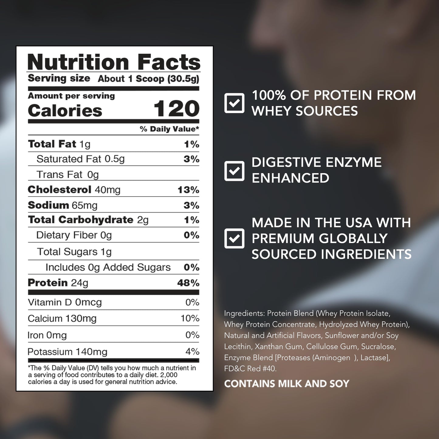 RIVAL NUTRITION Rival Whey Protein Powder Isolate, 80 Servings