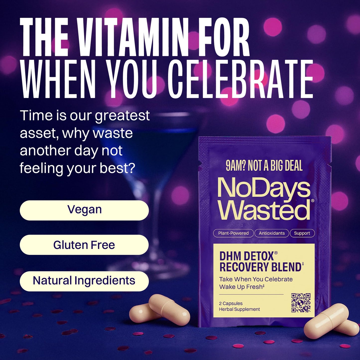 No Days Wasted DHM Detox 5 Capsule 10 Count