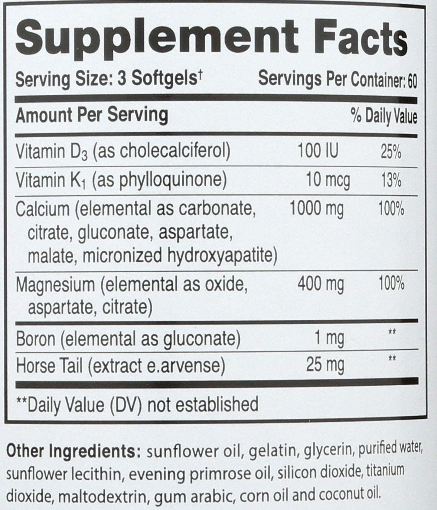 Phyto-Therapy Calcium Softgel 180 Count