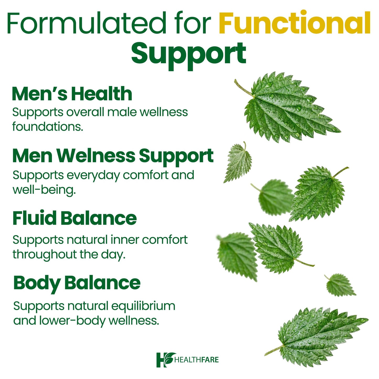 Healthfare Stinging Nettle Root Extract, 200 Capsules