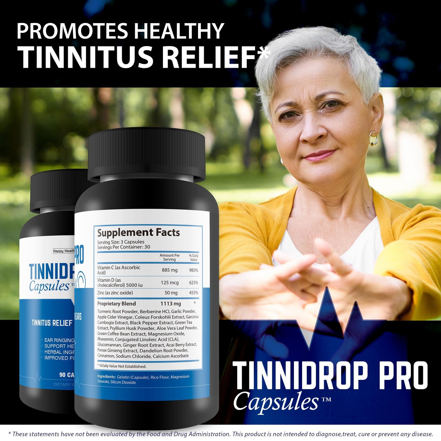 Happy Health Marketplace Tinnidrop Pro Capsules 90