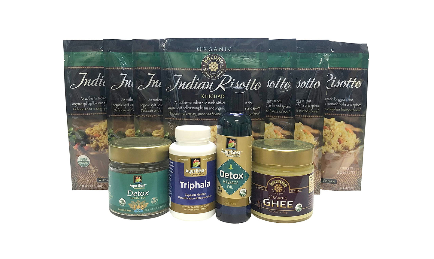 Kazana Whole Foods & AyurBest Satvik Ayurvedic Cleanse Kit Capsule 1