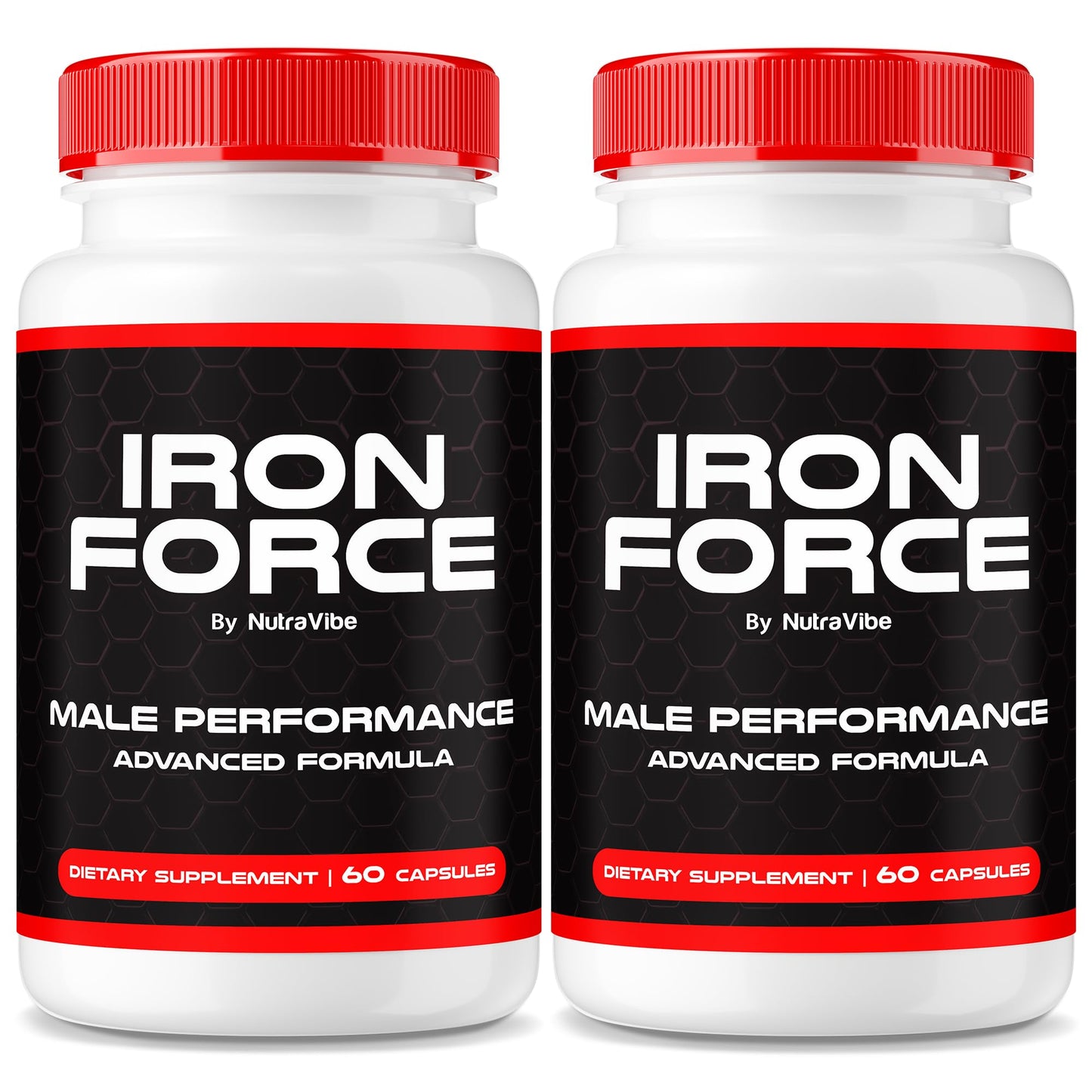 NutraVibe Iron Force Pills for Men 120 Capsules