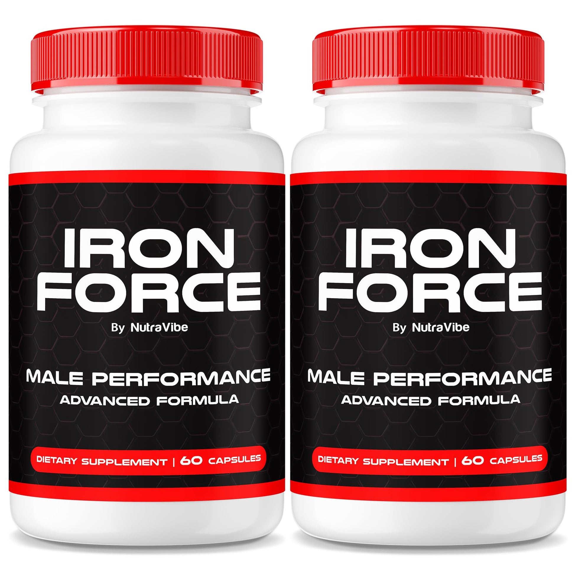 NutraVibe Iron Force Pills for Men 120 Capsules