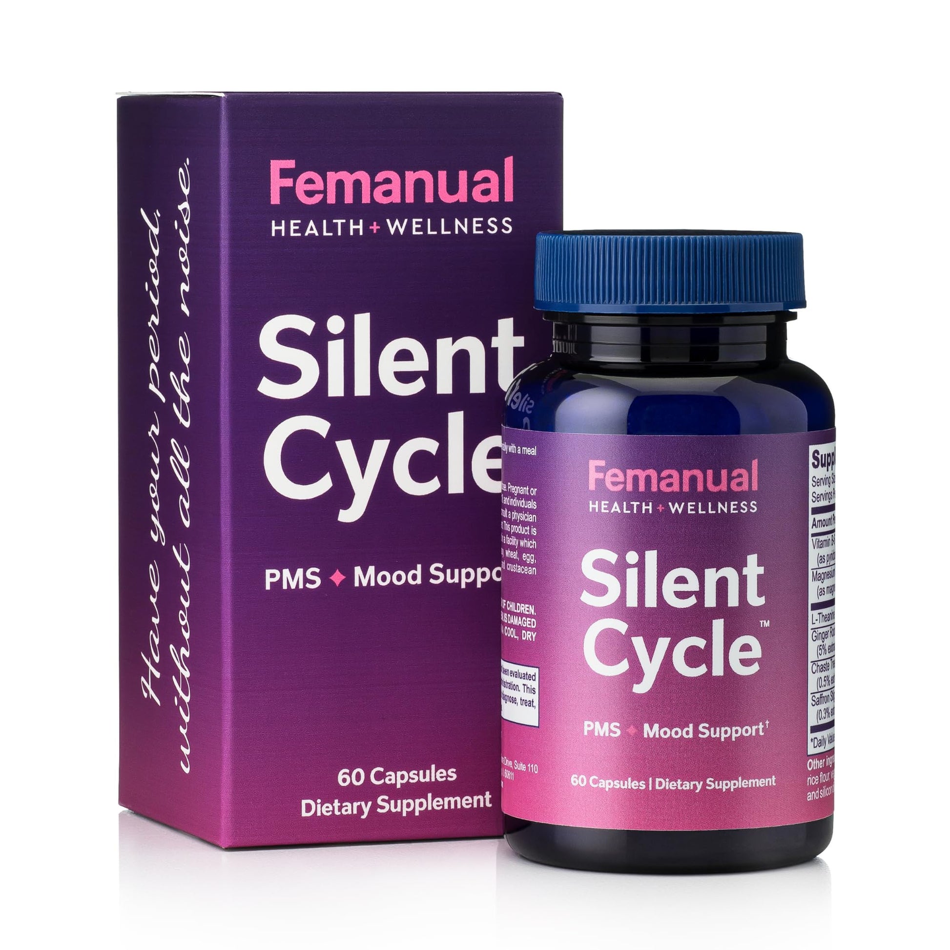 Femanual SilentCycle 60 Vegan Capsules