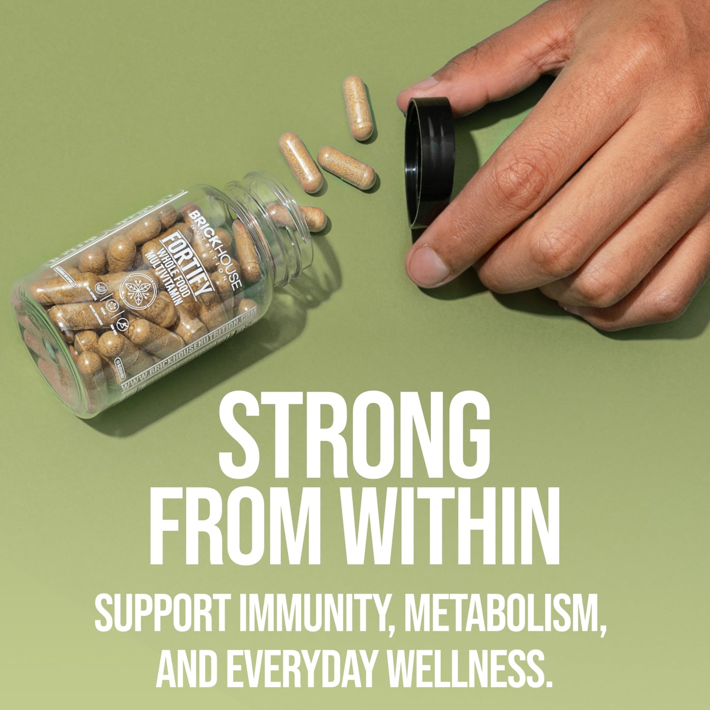 Brickhouse Nutrition Fortify: Whole-Food Multivitamin Powder 3 Ounce