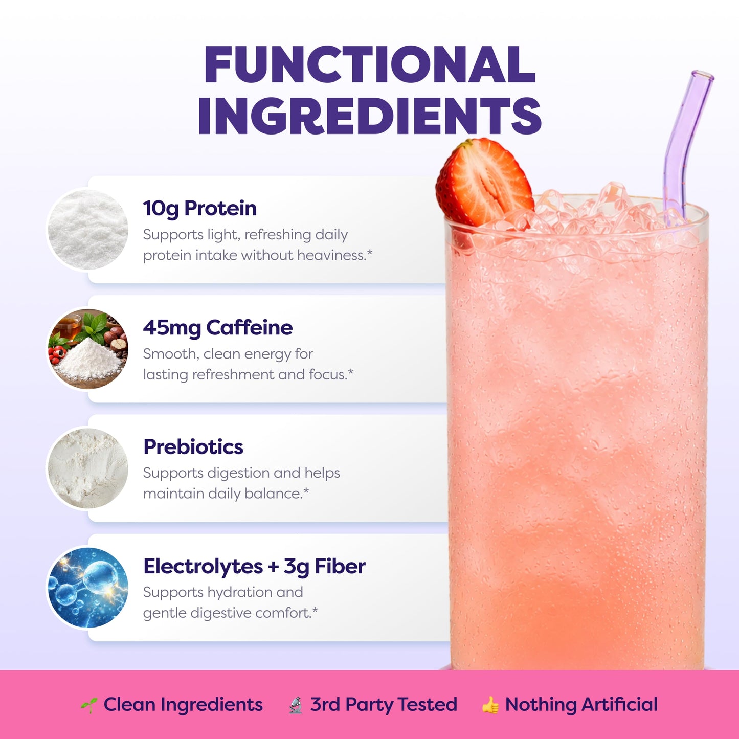 Javvy Clear Protein Powder with Clear Whey Protein, Powder, 12.7