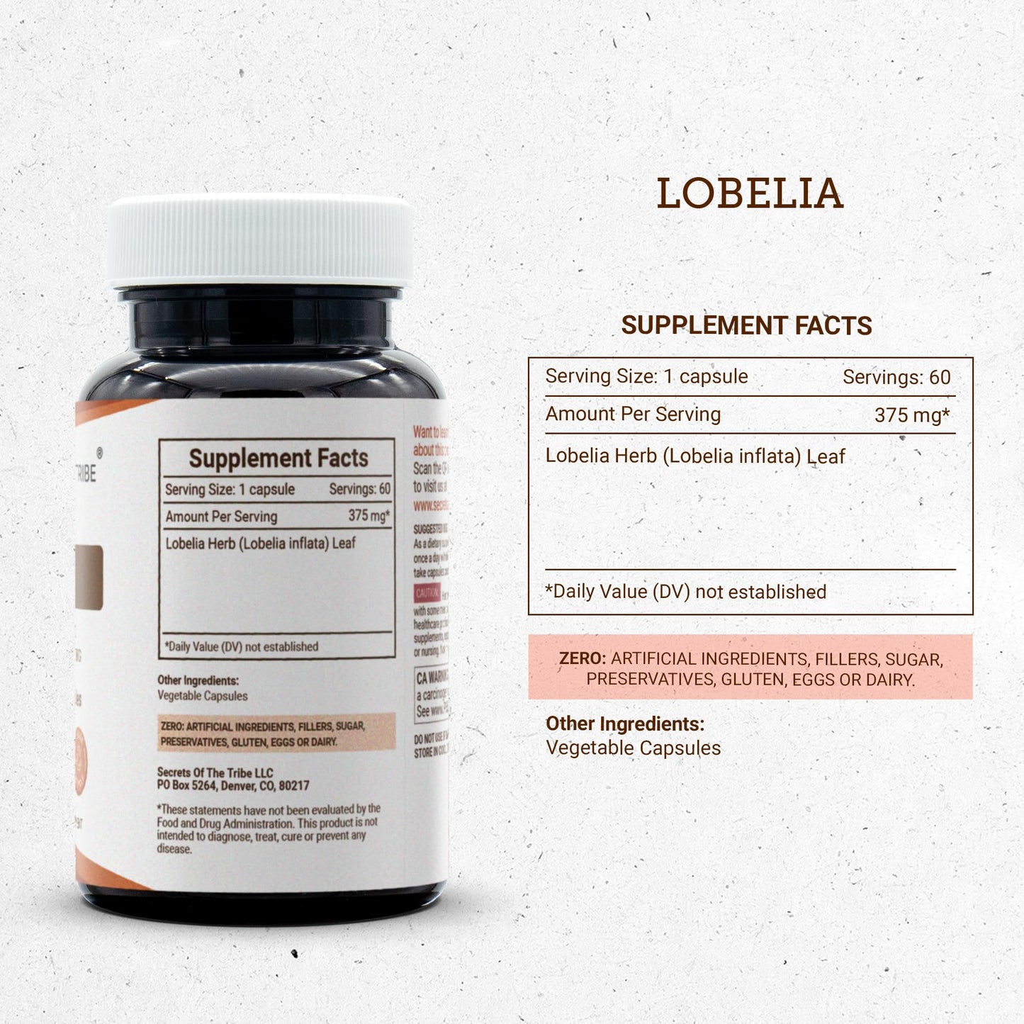 Secrets of the Tribe Lobelia 60 Capsules