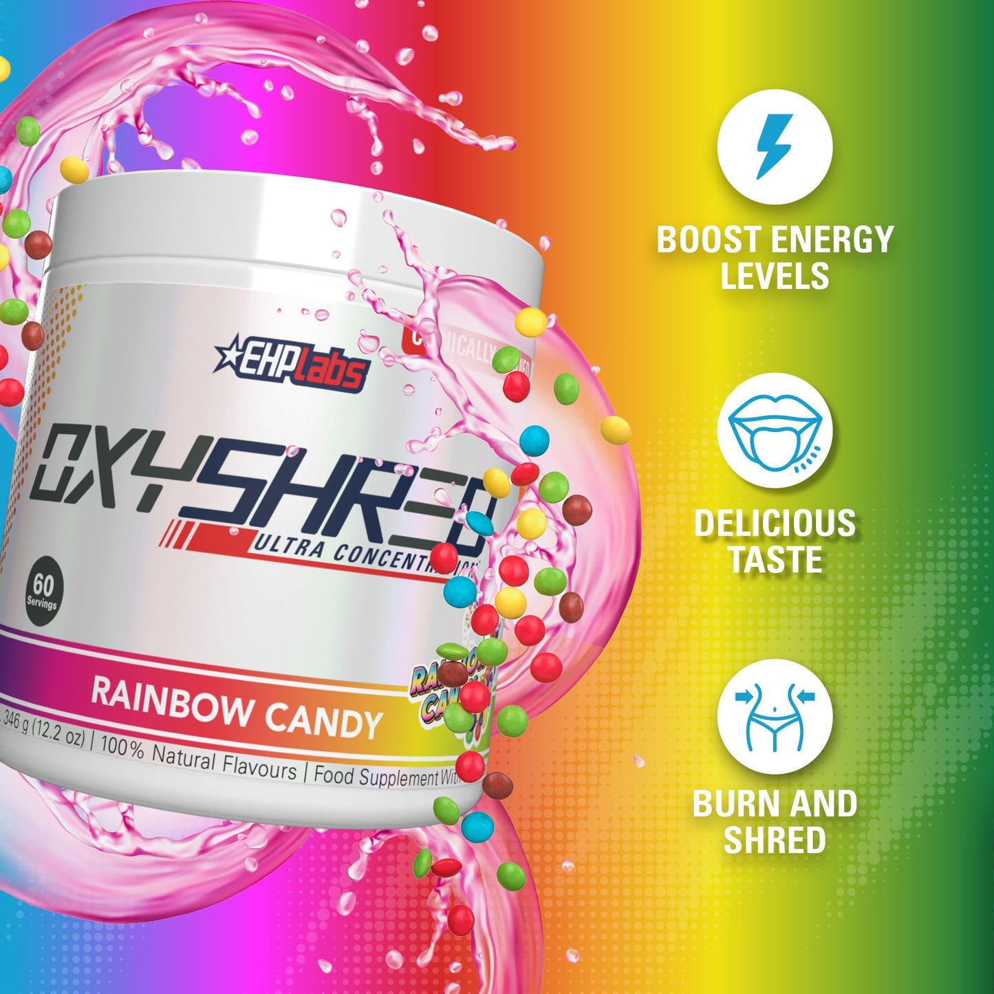 EHP Labs OxyShred Pre Workout Powder 11.02 Ounce