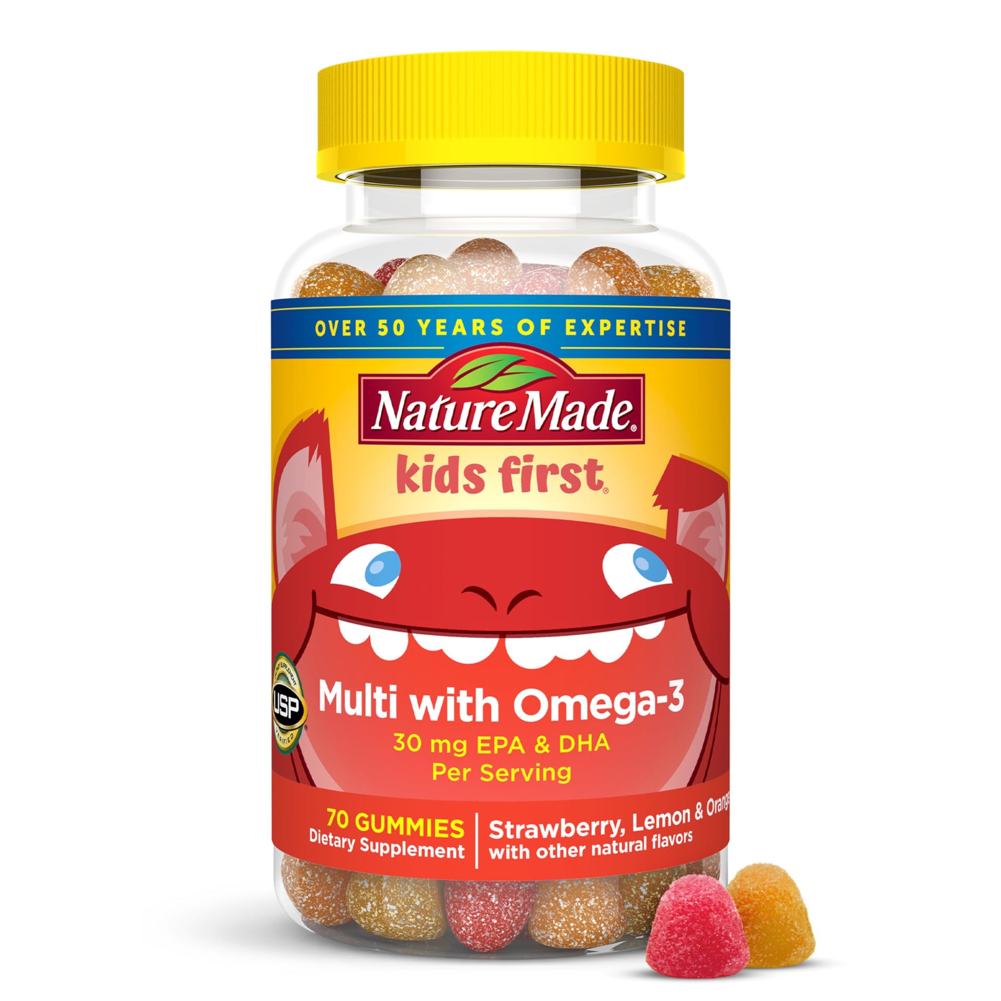 Nature Made Kids First Multivitamin with Omega-3 Gummy 70 Count