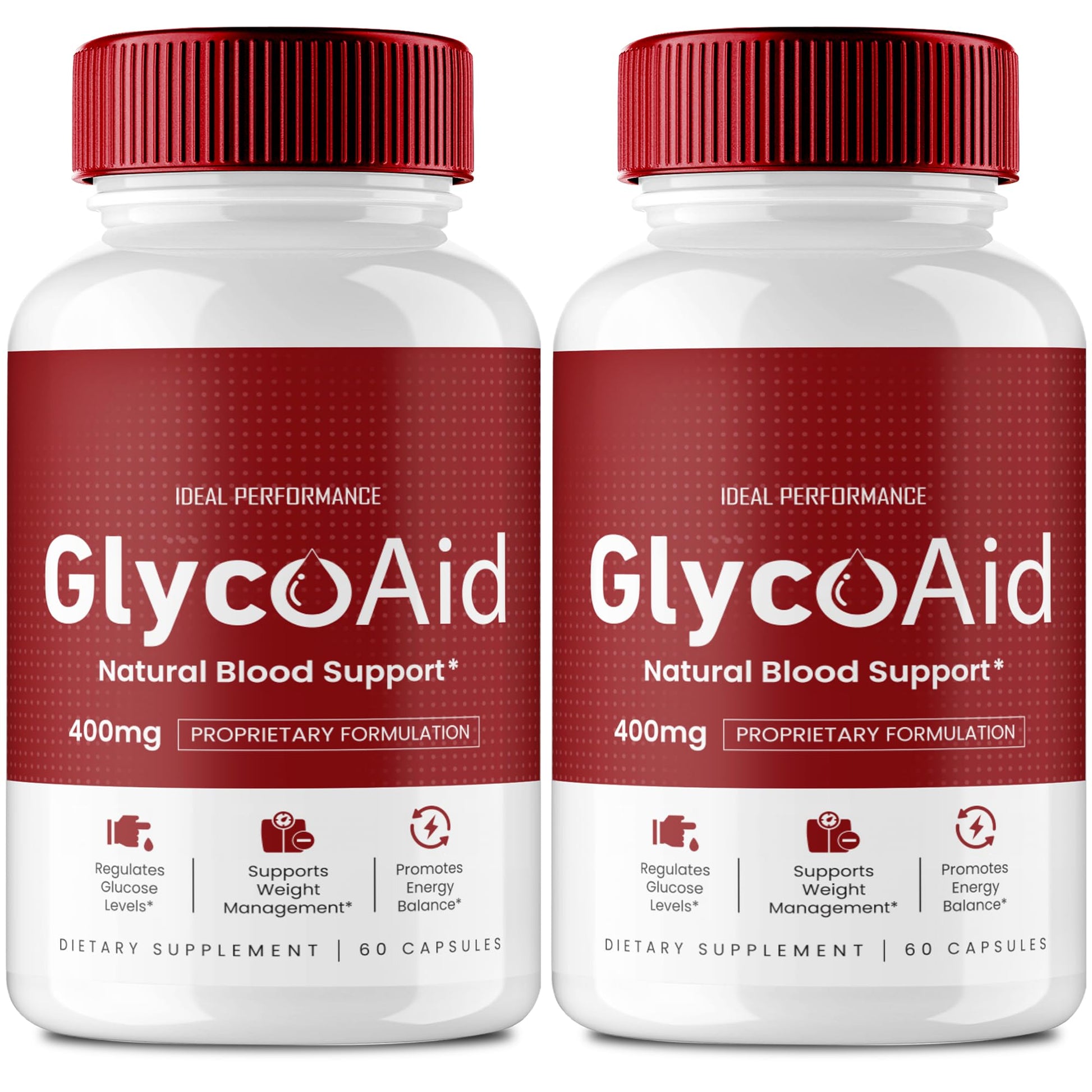 IDEAL PERFORMANCE GlycoAid Blood Support Capsules, 120 Count