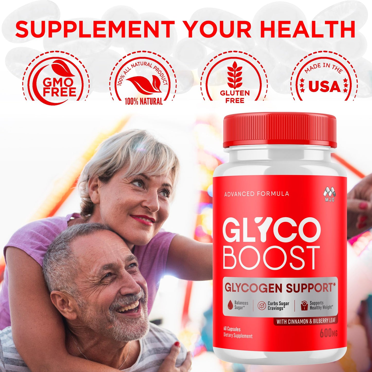 MJO Glyco Boost Capsules 120 Capsules
