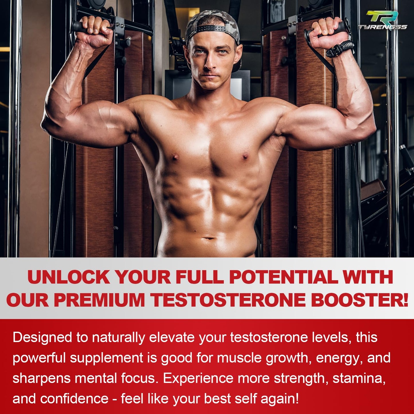 TyRengss Testosterone Booster for Men Capsule 60 Count