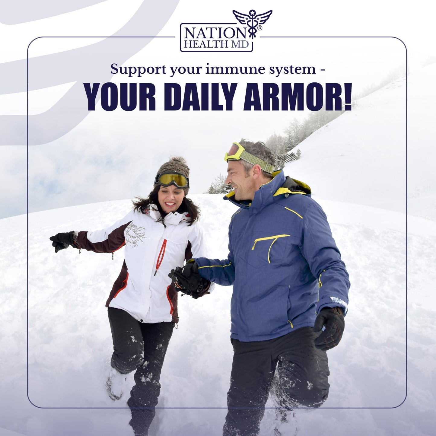Nation Health MD Immune Support Capsule, 60 Capsules
