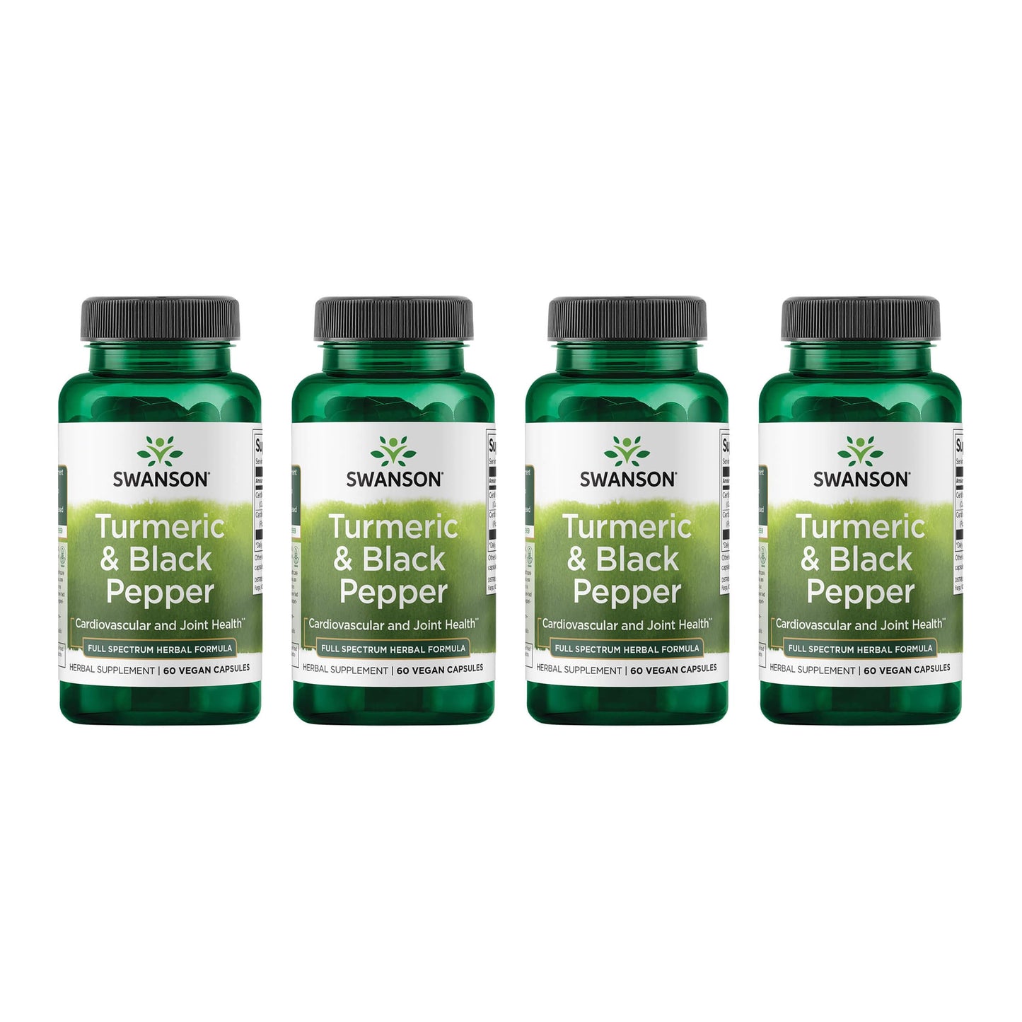 Swanson Organic Turmeric & Black Pepper Joint Health Supplement for Active Adults Seeking Anti-Inflammatory Support with Enhanced Bioavailability, 240 Capsules