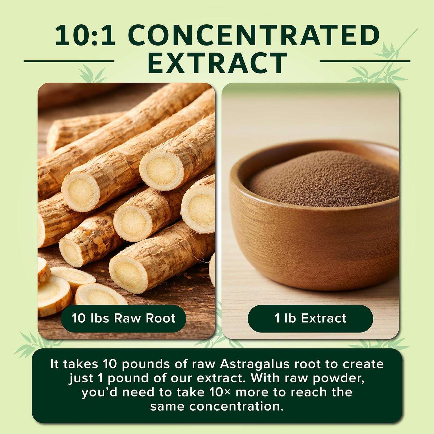 Dimmak Herbs Organic Astragalus Root Extract 10:1 Powder 4 Ounce